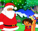 Dora, Swiper y Santa Claus